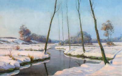 Paisaje nevado de Eugène Mousset